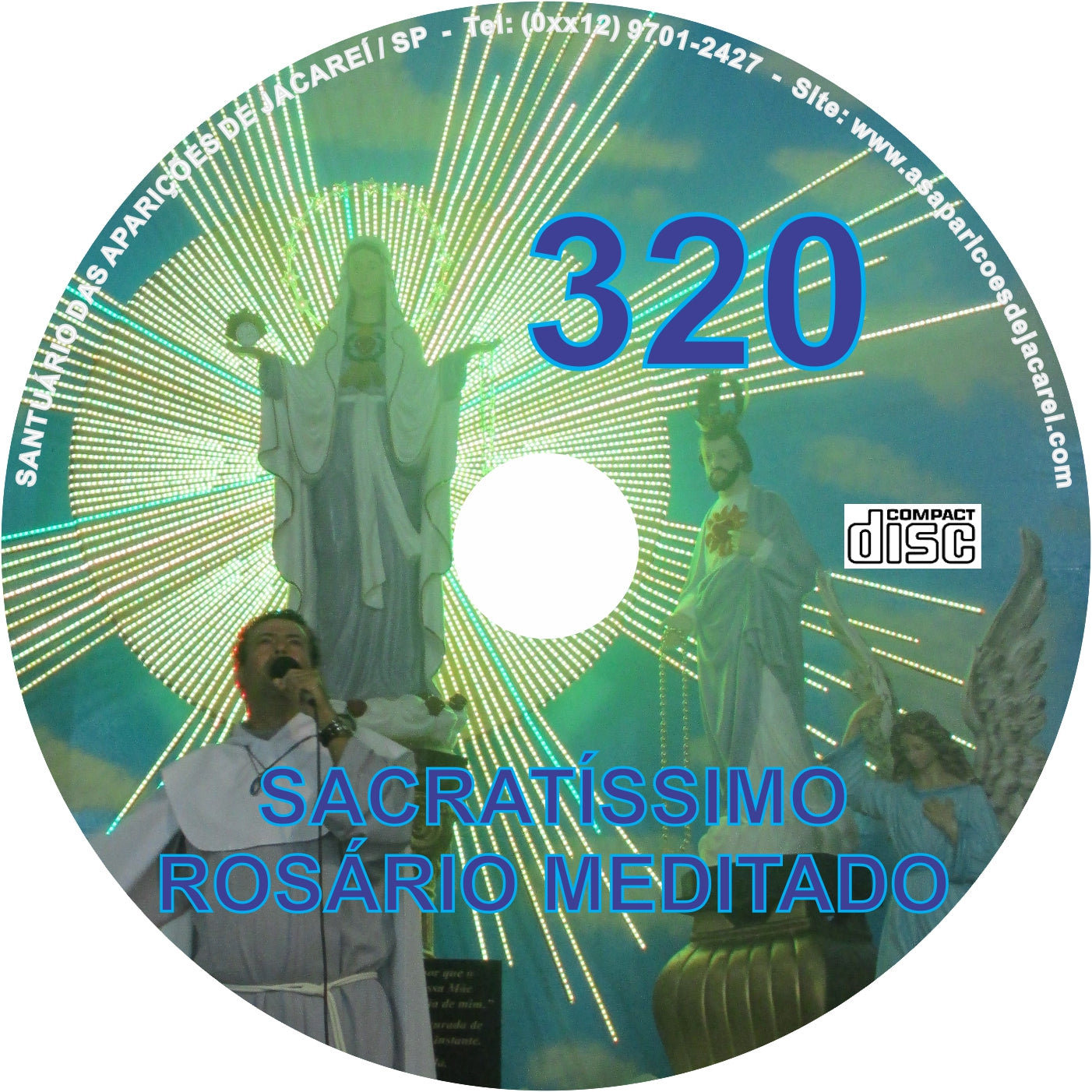 CD Rosário Meditado 320 CD Rosário Meditado 320
